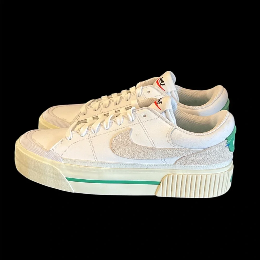 Size 8.5 - Nike Court Legacy‎ Lift White Stadium Green W